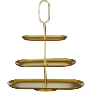 Mica Decorations Rama Etagère 3-stöckig - L48 x B20 x H55 cm - Metall - Gold - Gold