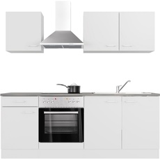 Bild von Küche »Lucca«, wahlw. mit E-Geräten, Breite 210 cm, weiß