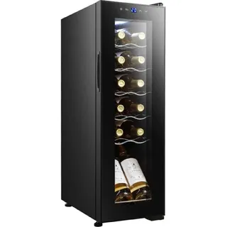 Cecotec Bolero Grandsommelier 1250 Coolcrystal Compressor Weinkühlschrank - Black