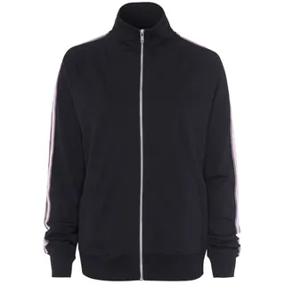 H.I.S. H.I.S, Sweatjacke mit seitlichem Tape, Loungeanzug, schwarz,