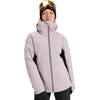 Snowboardjacke ROXY "Snowyhill Puffy", Damen, Gr. L, nirvana, Obermaterial: 100% Microfaser;, Jacken Snowboardjacke