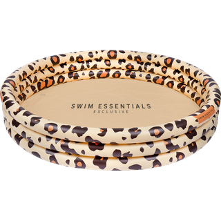 Swim Essentials Aufblasbarer Pool Beige Leopard 150 cm