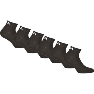 Fila F9300 Unisex Quarter-Socken, Einfarbig, Gr.