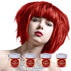La Riche Directions 4er-Pack semipermanenter Haarfärbemittel/Haarfarbe 4 x 88 ml – Piliar Box Rot