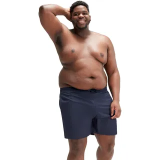 Speedo Herren, Plus Size Essentials 16" | Watershort Schwimmhose Badebekleidung In Großen Größen Badehose, True Navy, 48 Große Größen EU