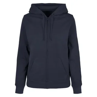 Build Your Brand Basic Reißverschlusspullover - Navy, XS