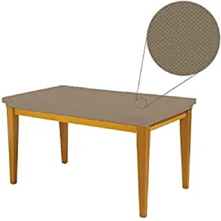 BIANCALUNA Weiß Tischhusse 6 posti Taupe