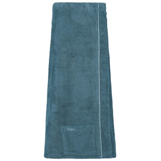 Vossen Saunakilt , Türkis , Uni , 80x140 cm , female , Oeko-Tex® Standard 100 , Heimtextilien, Badtextilien, Bademäntel, Saunakilts