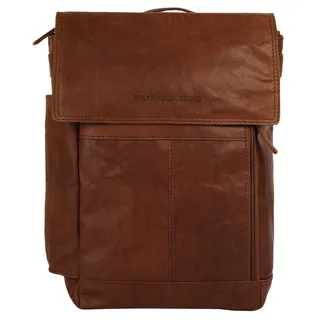 Spikes & Sparrow Laptoprucksack echt Leder, braun
