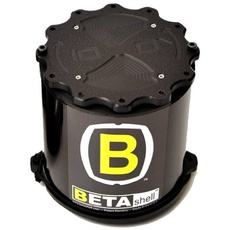 BetaShell BS4.100 Objektivköcher (Größe S, bis 9,3 cm Höhe) ABS-Kunststoff, Schaumstoffeinteilung, wasserdicht, sturzsicher