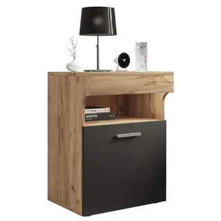 VCM Nachtschrank Slepal M 45 x 39 x 0 cm Braun