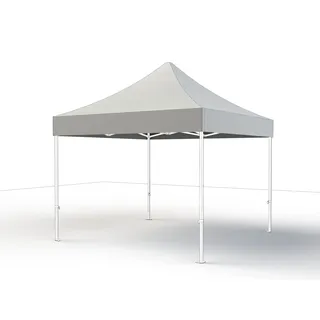 Dach weiß zu Pavillon Pro 3x3 Meter, Bezug aus Polyester, PVC-beschichtet, 300g/m2 in weiß