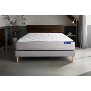 Matratzen- und Lattenrost-Set 90x190 cm - Actiflex Form - Grau