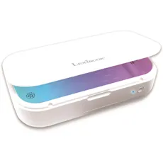 Lexibook UV-Entkeimungsgerät - Sterilisatorbox für Masken, Smartphones, Schlüssel, Kopfhörer - UV-Lampe 5 Minuten schnelle Sterilisation - Aromatherapie - Weiß, UVS100