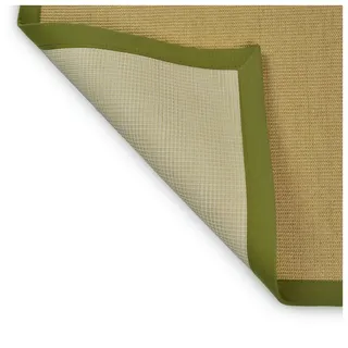 Karat Sisal-Teppich Amazonas Natur Bordüre: Taupe / Pistazie