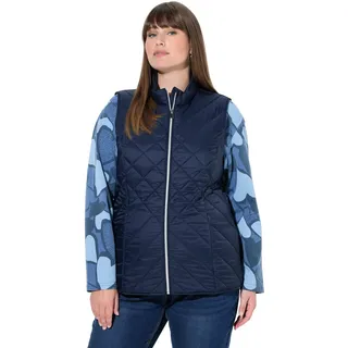 Ulla Popken Damen Weste marine 54+