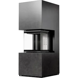 Kaminbausatz KRATKI NBC 500/500 Niedrig 8 kW Ø 200 Sinter FOKOS GRAFITE - Grau