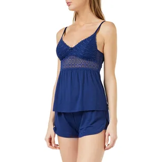 Triumph Damen Aura Spotlight PSK Pajama Set, DEEP Water, 36