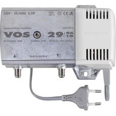 Kathrein VOS 29/RA-1G Hausanschluss-Verstärker (30dB, 85-1006 MHz, integrierter Rückweg 5-65 MHz aktiv, für Kabelfernsehen)