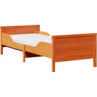 vidaXL Bettrahmen mit ausziehbarem Matratze Braun 80 x 200 cm - Braun