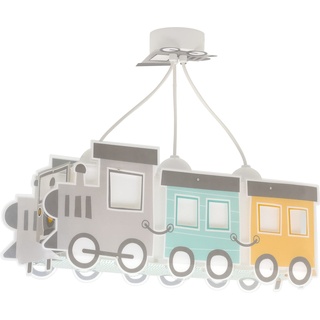 Dalber Lampe kinderzimmer, kinderlampe Pendelleuchte Hängelampe, Deckenleuchte Kinder, Deckenlampe kinderzimmer The Night Train Zug, Deckenlampe Kinderzimmer, 63530, E27