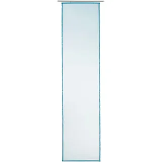 Gözze Schiebegardine »Sambia Schiebevorhang« Paneelwagen 1 Stk. tlg. HxB: 245x60, Voilé Uni, inklusive Montagezubehör, blau