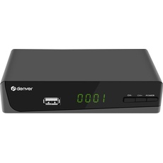 Denver DVB-T2-Box H.265 FTA Boxer USB media-ingång, TV Receiver