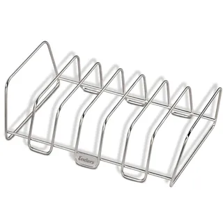 Enders Rippchen- und Bratenhalter Größe für 7 Spareribs Edelstahl silber