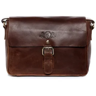 Sid & Vain Leder-Umhängetasche YALE Umhängetasche Cross-Body Bag echt Leder in braun | Gr.: onesize
