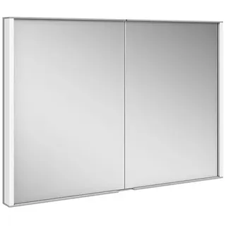 KEUCO ROYAL MATCH Spiegelschrank Wandeinbau, 2 Türen aus Kristall-Doppelspiegel, 1000mm, 12813171301