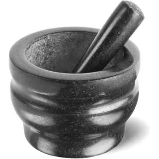 Cole & Mason Worcester Mörser mit Stößel 18 cm Schwarz
