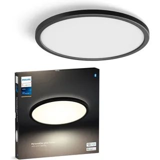 Philips Hue LED-Panel Tento White S Schwarz Ø 29,1 cm