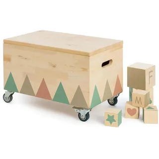 Muddy Buddy »Treasure Hunter« Outdoor Spieltruhe , Spielwürfel, natur, FSC® - schützt Wald, beige