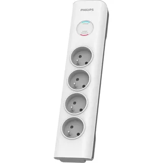 Philips Steckdosenleiste 2 m Weiß 4 St.