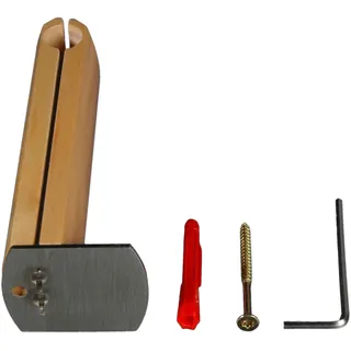 LIEDECO Gardinenstangenhalter »Träger Natura für 16 mm Gardinenstangen "Skandinavia"« Halter, Träger für Stangen, Rohre 16 mm, braun