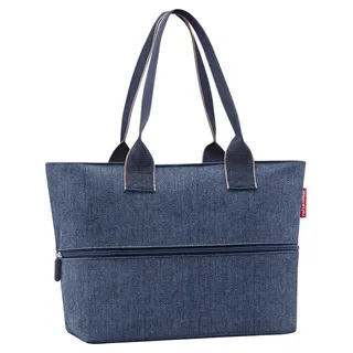 Shopper e1 herringbone dark blue
