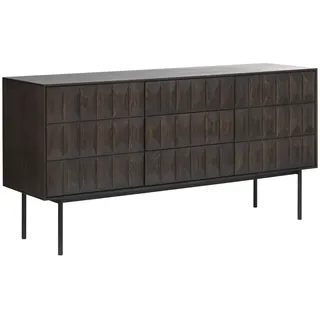 Novel SIDEBOARD Dunkelbraun - 160x79x45 cm