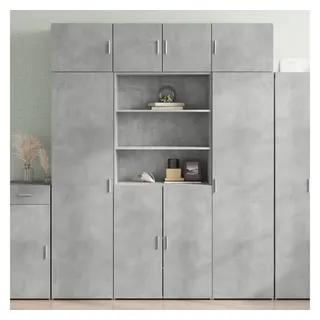 vidaXL Highboard 80 x 42,5 x 185 cm grau