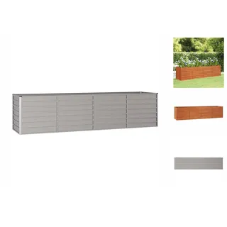 vidaXL Hochbeet Rostig 320 x 80 x 77 cm Cortenstahl
