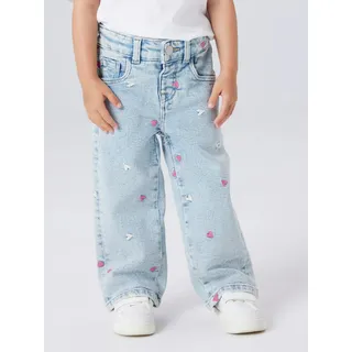 NAME IT Nmfrose Wide Emb Jeans Blau 86