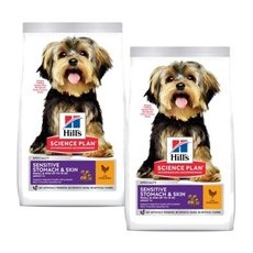 Hill's Science Sensitive & Skin für kleine Hunde 2x1,5 kg