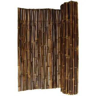 Sichtschutz BLACK Bambus Zaun Gartenzaun Windschutz Sichtschutzmatte (HxB)