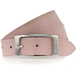 Ledergürtel TAMARIS "Charlie Silver", Damen, Gr. 75, rosa, Rindsleder, unifarben, Basic, Gürtel Ledergürtel, mit länglicher Doppelschließe, aus Rindsleder, unifarben, Topseller