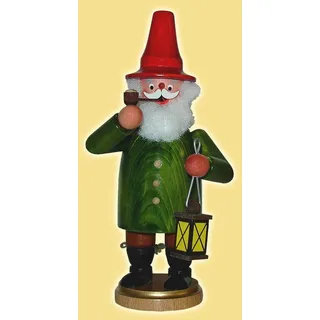 Räuchermann Wichtel mit Laterne Höhe= 20cm NEU Rauchen Rauchfigur Rauchmann