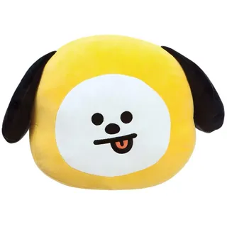 Aurora BT21 Official Merchandise Kissen by World, CHIMMY Plüschkissen, gelb, 16 x 29