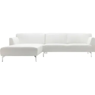 Creation BY ROLF BENZ Ecksofa "CR.446 Designsofa mit erstklassigem Sitzkomfort zum Wohlfühlen" in minimalistischer, schwereloser Optik, Breite 296 cm, perlweiß oskar