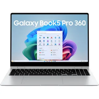 Galaxy Book5 Pro 360 16'' Core Ultra 7 258V 32 GB RAM 1 TB SSD Platinum Silver