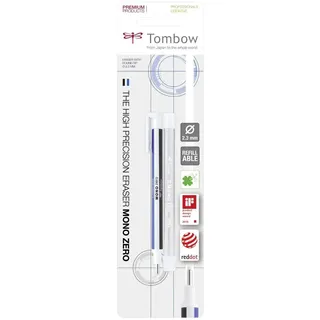 Tombow Präzisionsradierer 2,3 mm Weiß/Blau/Schwarz