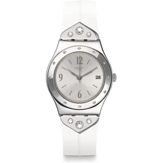 Swatch DamenArmbanduhr Analog Quarz Silikon YLS450