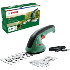 Bosch Gartenschere EasyShear (integrierter 3,6 V Akku, Akkulaufzeit: 40 min, Messerlänge: 12 cm (Strauch) / 8 cm (Gras), im Karton)